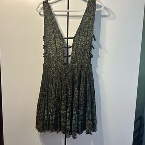 Green Patterned Dress